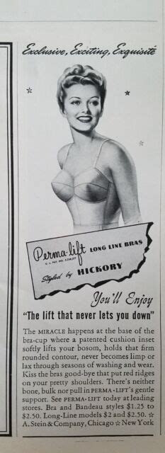 1942 Perma Lift Women S Longline Bras Bra Styled By Hickory Vintage