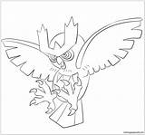 Pages Noctowl Pokemon Coloring Chesnaught Cartoons Template sketch template
