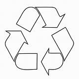Recycle Recycling Symbol Sign Printable Clipart Clip Symbols Recyle Cliparts Library Line Blue Copy Attribution Forget Link Don Computer Designs sketch template