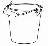 Drawing Bucket Coloring Printable Pages Pail Water Template Kids Clip Color Paint Clipart Dipper Buckets Sketch Line Sand Paintingvalley Planet sketch template