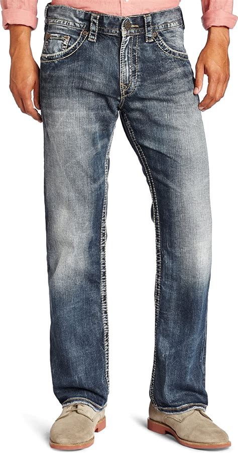 silver jeans teen boysmens zac  amazon mens clothing store