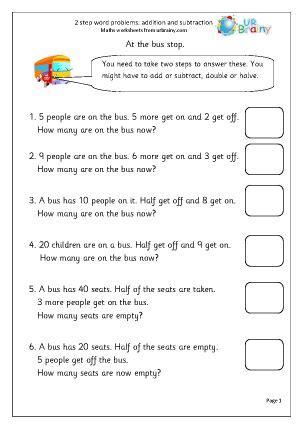 step multiplication word problems year  multiplication word
