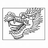 Dragones Draken Draak Chinos Kop Dragón Mandala Máscara Enge Tekening Carnaval Draco Víbora Drakon Kiezen sketch template