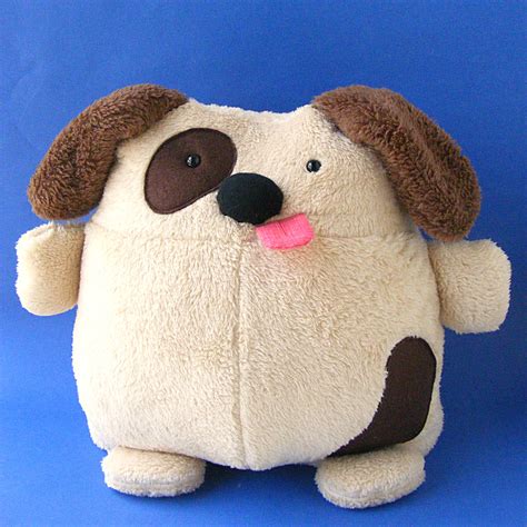 meet buster     cute dog stuffed animal shiny happy world