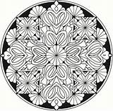 Dover Kaleidoscope Haven Samples Mandalas Zentangle sketch template