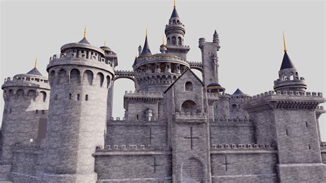 fantasy castle buy royalty   model  giimann bb