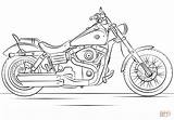 Coloring Pages Printable Harley Davidson Motorcycle sketch template