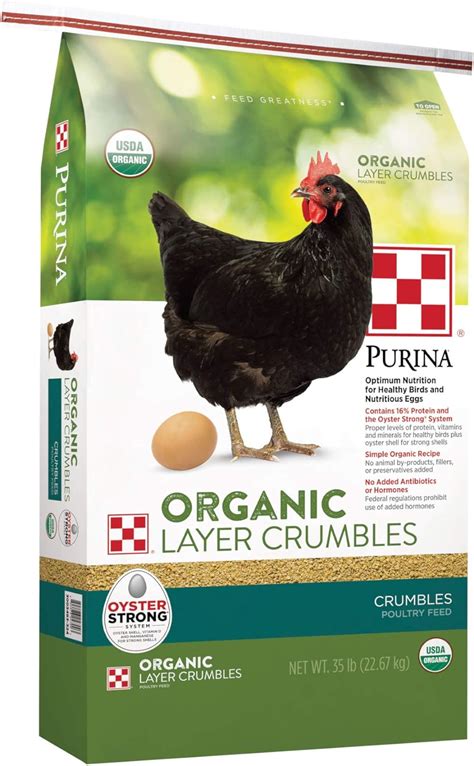 buy purina organic layer crumbles chicken feed  lb   lowest