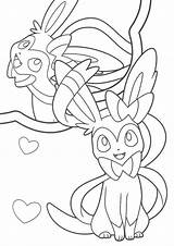 Eevee Coloring Pages Tulamama sketch template