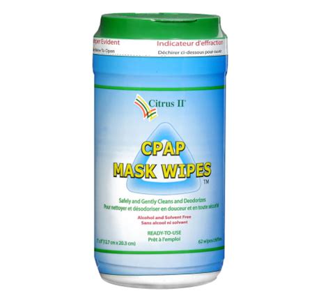 citrus ii cpap mask cleaner wipes denman direct
