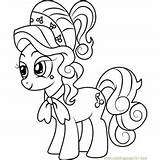 Coloring Pages Pony Little Jubilee Cherry Friendship Magic Daring Do Coloringpages101 sketch template