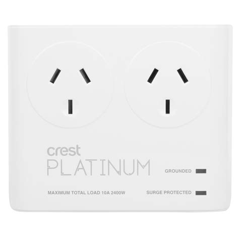 platinum surge protector  socket  crest company