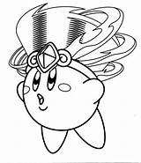 Kirby Tornado Headdress Desenhos Kleurplaten Colorir Kleurplaat Imprimer Ancenscp Gratis Bacheca Outros Uitprinten Downloaden sketch template