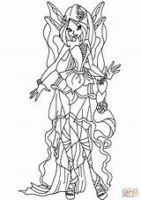 Winx Coloring Club Flora Pages Harmonix Bloomix Printable Drawing Fairy Color Getcolorings Supercoloring Cute Gigantic sketch template