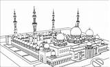 Mosque sketch template