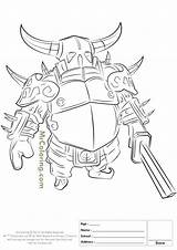 Clash Royale Coloring Pages Getcolorings Printable Color sketch template