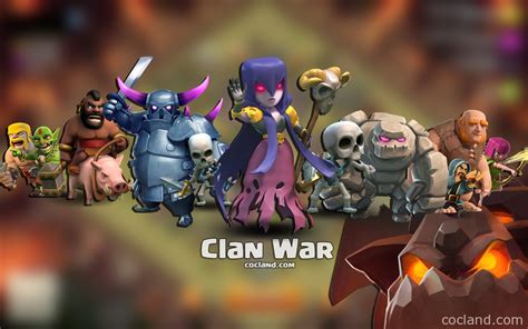 clan war guide clash  clans land