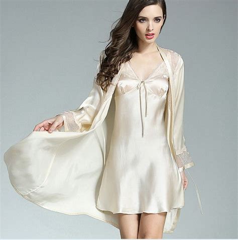 time to source smarter silk pajama set silk sleepwear night gown