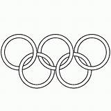 Olympic Rings Coloring sketch template