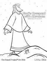 Abraham Coloring Pages Bible Isaac Rebekah God Sodom Drawing Gomorrah Lot Promise Color Covenant Printable Sunday School Family Clipart Kids sketch template