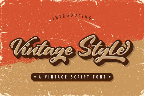 vintage style bold script font  fonts script handwritten