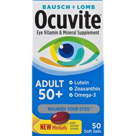 ocuvite eye vitamin adult  formula eye health vitamins  ct soft