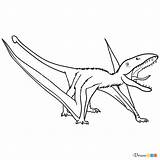 Dimorphodon Jurassic sketch template