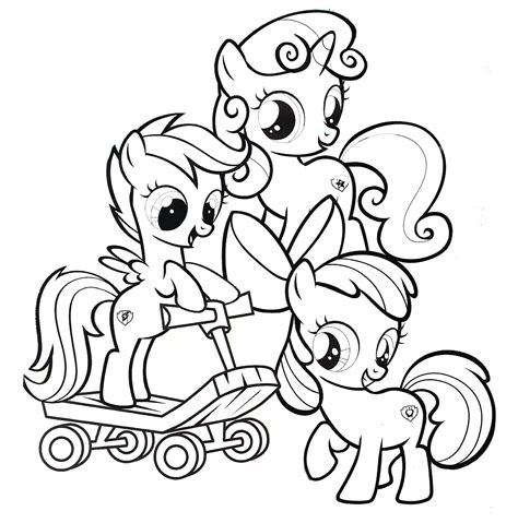 litte pony coloring pages coloring home