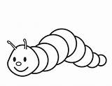 Chenille Caterpillar Oruga Coloriages Printemps Animals Colorier Insecte Partager sketch template