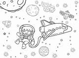 Astronaut Coloring Pages Rocket Kids Wonder sketch template