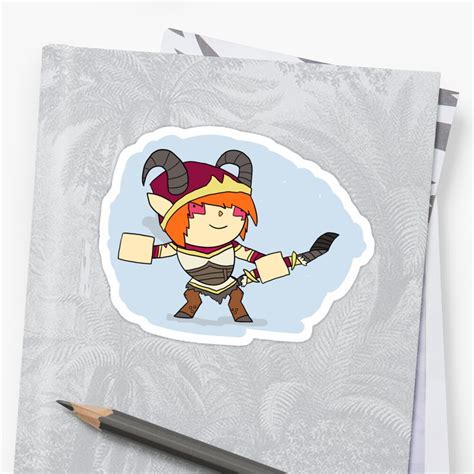 brawlhalla fangwild fawn ember stickers  clunse redbubble