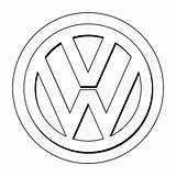 Volkswagen Znaczek Volswagen Kolorowanka Druku Drukowanka Freebiesupply Pokoloruj Belajar Kawan sketch template