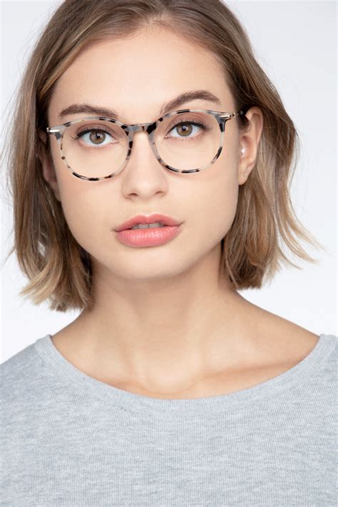 quill round ivory tortoise glasses for women eyebuydirect