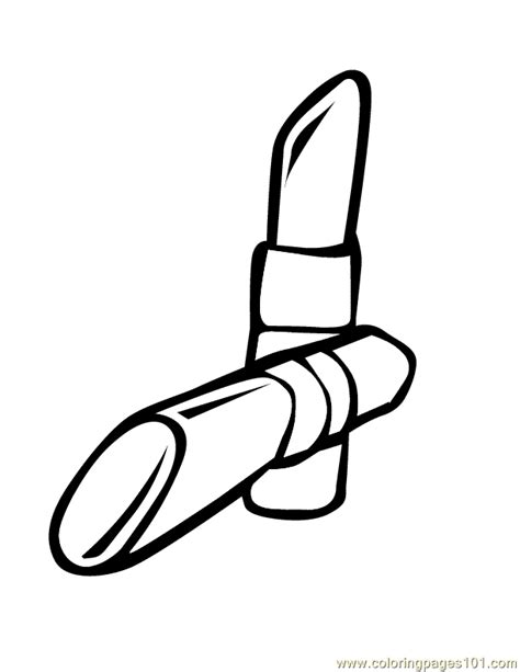 lipstick coloring page  printable coloring pages