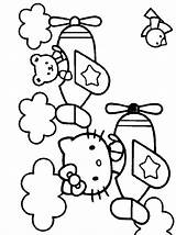 Kitty Hello Coloring Pages Kids Fun Votes sketch template