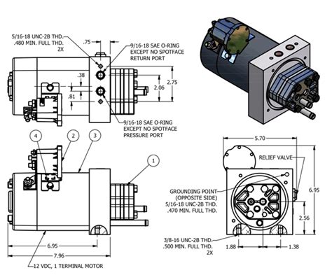 volt hydraulic pump wiring diagram fuse box  wiring diagram