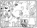 Halloween Coloring Christian Bible Pages sketch template