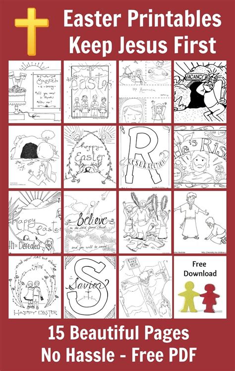 easter coloring pages religious  printables  kids artofit