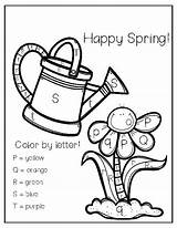 Color Coloring Letter Letters Preschool Pages Kids Kindergarten Worksheets Printable Spring Choose Board Alphabet Bestcoloringpagesforkids sketch template