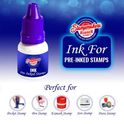 perfect refill ink  pocket stamp  stamp exmark stamps sun
