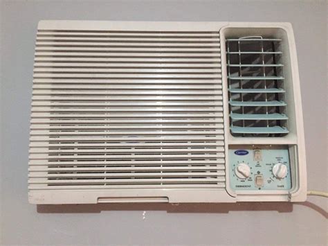 carrier window type aircon tv home appliances air conditioning  heating  carousell