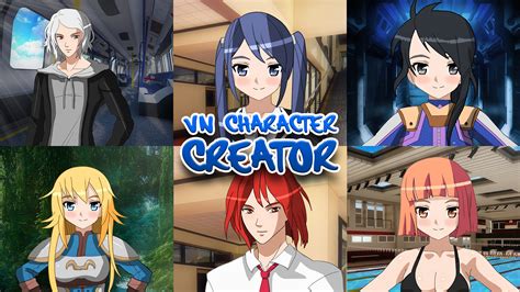 visual  character creator vn character creator app  game dev assets