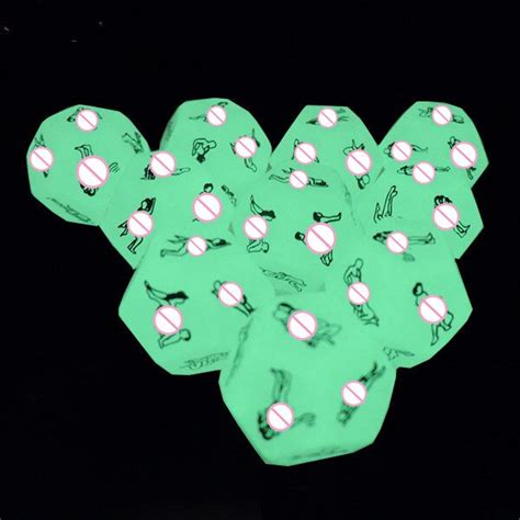 sex toy glow in the dark erotic dice sex products night light love dice