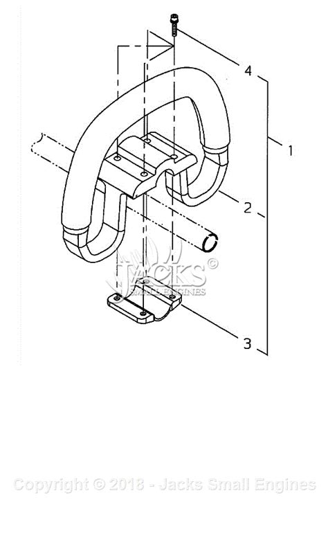 shindaiwa  parts diagram  front handle