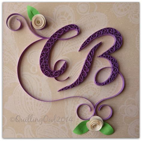 quilled letters typography created  mm wide strips  paper