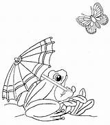 Frog Coloring Pages Coloringpages1001 sketch template