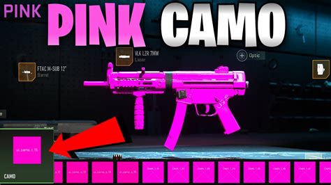 unlock  pink camo  warzonemw unlock  glitch