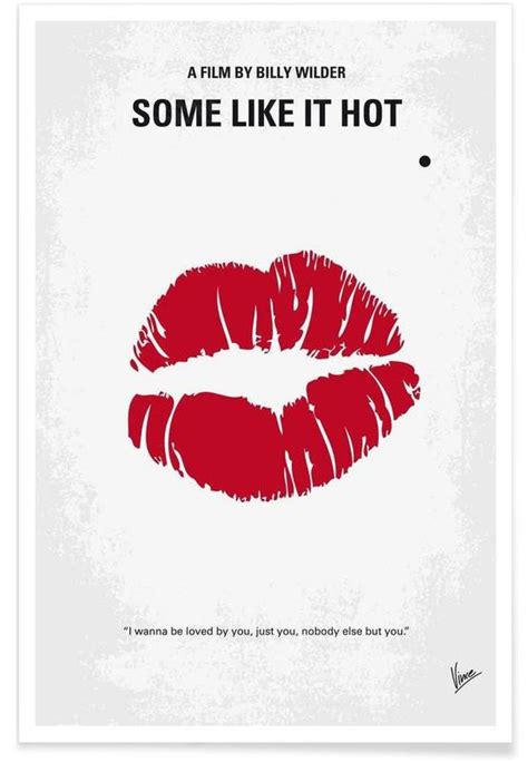 some like it hot plakat juniqe