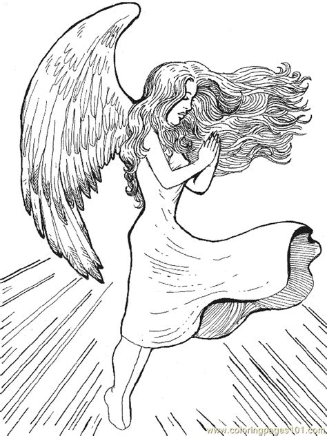 christmas angel coloring page  coloring page  angel coloring