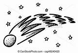 Comet Clipart Cartoon Drawing Clipground Stock Clip Artistic Freehand sketch template